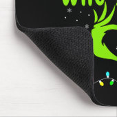 A Little Who Is Due Funny Christmas Pregnancy Anno Mousepad (Ecke)