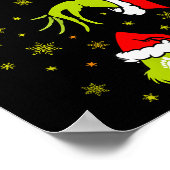 A Little Who Is Due Funny Christmas Pregnancy Anno Poster (Ecke)