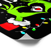 A Little Who Is Due Funny Christmas Pregnancy Anno Poster (Ecke)