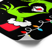 A Little Who Is Due Pregnancy Announcement Christm Poster (Ecke)