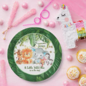 A Little Wild One Is On the Way Pappteller (Party)