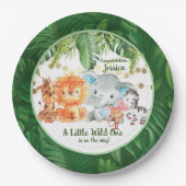 A Little Wild One Is On the Way Pappteller (Vorderseite)