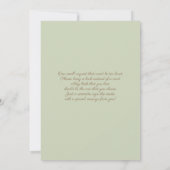 A Little Wild One is on the Way Safari Baby Shower Einladung (Rückseite)