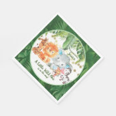 A Little Wild One Is On the Way Serviette (Ecke)