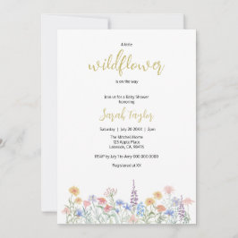 A little Wildflower Baby Shower Invitation Einladung