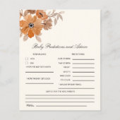 A Little Wildflower is on The Way Girl Baby Shower (Vorderseite)