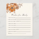 A Little Wildflower is on The Way Girl Baby Shower (Vorderseite)