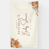 A Little Wildflower is on The Way Girl Baby Shower Banner (Vertikal)