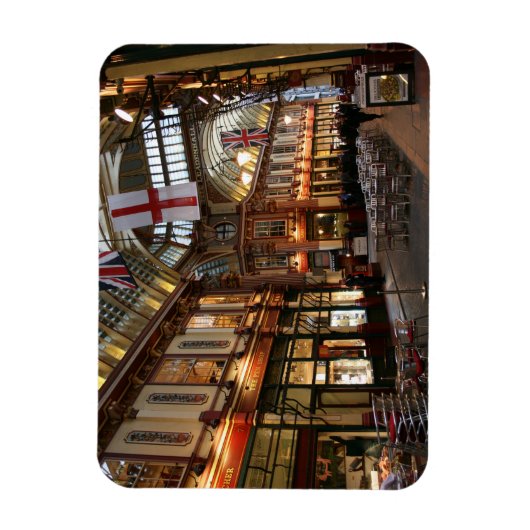 A London Scene Leadenhall Market Magnet (Vertikal)