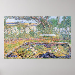 A Long Island Garden by Frederick Childe Hassam Poster