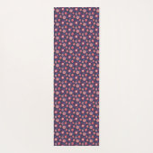 A long, rectangular navy blue yoga mat  yogamatte (Rückseite)