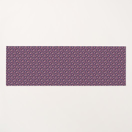 A long, rectangular navy blue yoga mat  yogamatte (Vorderseite (Horizontal))