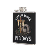 A Lot Can Happen In 3 Days Easter Religious Flachmann (Links)