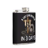 A Lot Can Happen In 3 Days Easter Religious Flachmann (Rechts)