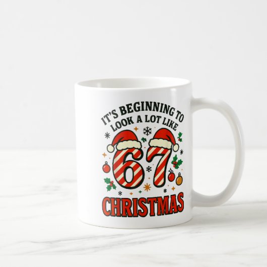 A Lot Like Christmas 67 Six Seven Funny Xmas 6-7 B Kaffeetasse (Rechts)