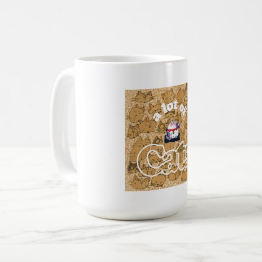 a lot of CAT Kaffeetasse (Vorderseite Links)