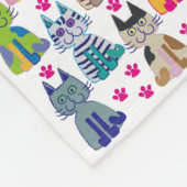 A lot the happy cat fleecedecke (Ecke)