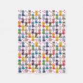 A lot the happy cat fleecedecke (Vorderseite)