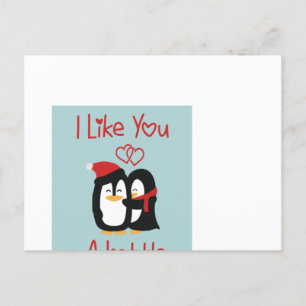 a Lottle Pinguine Süßer Hochzeitstag Geburtstag C Postkarte