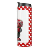 "A Love Note for You" Valentine Gnome Thermosbecher (Nach rechts gedreht)