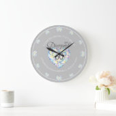 A love so strong diamond wedding 60th große wanduhr (Zuhause)