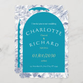 A Love Story Begins – Our Wedding Day Einladung (Vorne/Hinten)