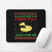 A Lovely Käse Pizza Alone Funny Kevin X Mas Zuhaus Mousepad (Mit Mouse)