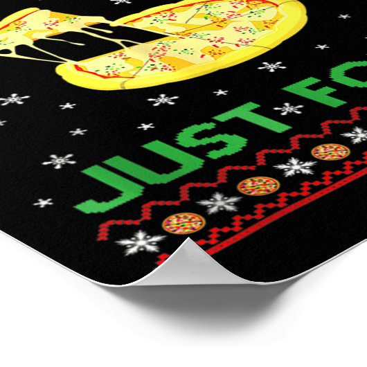 A Lovely Käse Pizza Alone Funny Kevin X Mas Zuhaus Poster (Ecke)