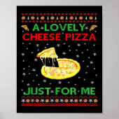 A Lovely Käse Pizza Alone Funny Kevin X Mas Zuhaus Poster (Vorne)