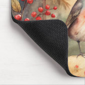 A lovely Robin in Autumn Mousepad (Ecke)