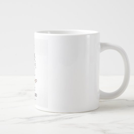 A lovely specialty coffee mug Jumbo-Tasse (Rechts)
