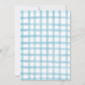 A Lucky Duck Blue Birthday Einladung (Rückseite)