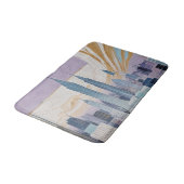 A Lunar Cityscape Badematte (Schrägansicht)