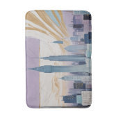 A Lunar Cityscape Badematte (Vorderseite Vertikal)