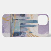 A Lunar Cityscape iPhone Hülle (Rückseite (Horizontal))