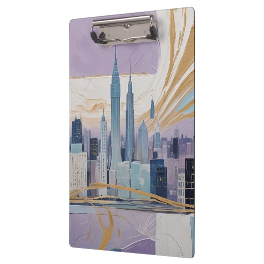 A Lunar Cityscape Klemmbrett (Links)