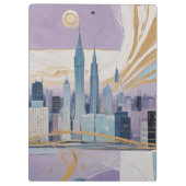 A Lunar Cityscape Klemmbrett (Rückseite)