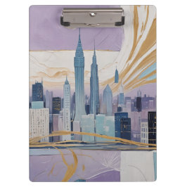 A Lunar Cityscape Klemmbrett