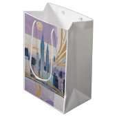 A Lunar Cityscape Mittlere Geschenktüte (Vorderseite Schrägansicht)