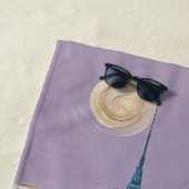 A Lunar Cityscape Strandtuch (Beispiel)