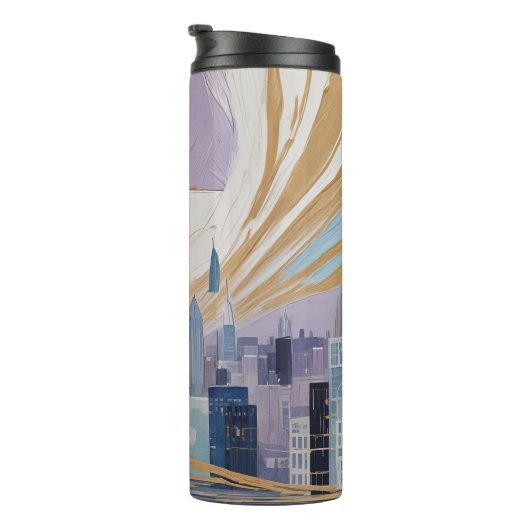 A Lunar Cityscape Thermosbecher (Nach rechts gedreht)