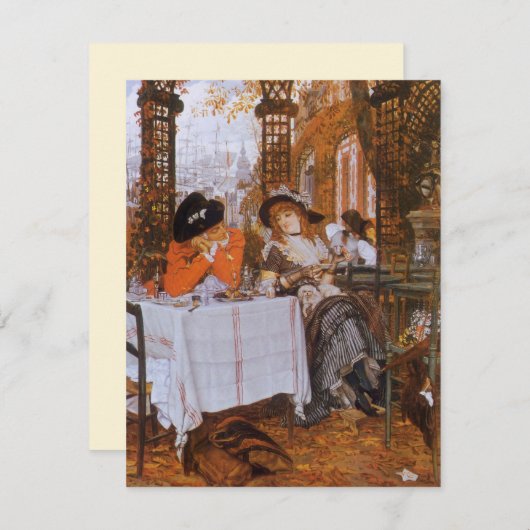 A Luncheon (Le Dejeuner) von James Tissot (Vorne/Hinten)