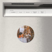 A Luncheon (Le Dejeuner) von James Tissot Magnet (In Situ (Geschirrspüler))