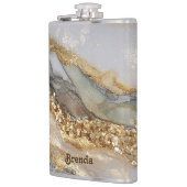 A luxurious gold and white marble background flachmann (Links)