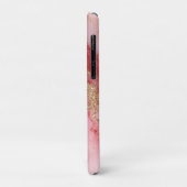 A luxurious pink marble background Case-Mate iPhone hülle (Hinten/Links)