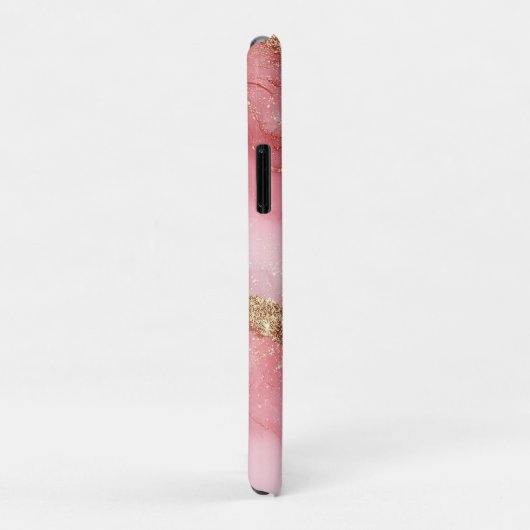 A luxurious pink marble background Case-Mate iPhone hülle (Hinten/Rechts)