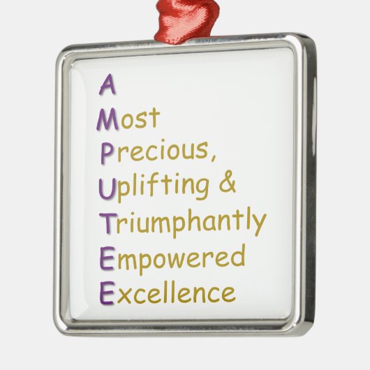 A.M.P.U.T.E.E. SILBERNES ORNAMENT (Links)