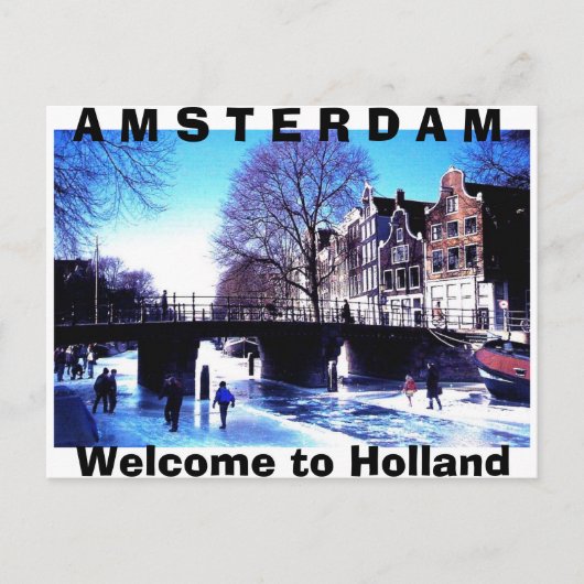 A M S E R D POSTKARTE (Vorderseite)