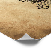 A Mad Tea-Party (1865) von John Tenniel Poster (Ecke)