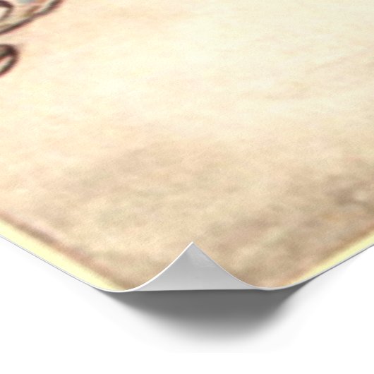 A Mad Tea Party von Arthur Rackham Poster (Ecke)